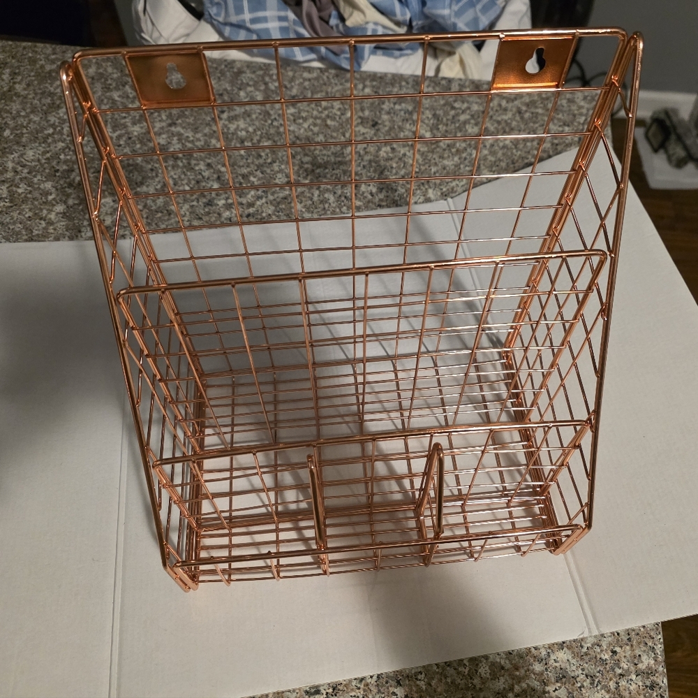 Rose Gold Office File/Desk Organizer